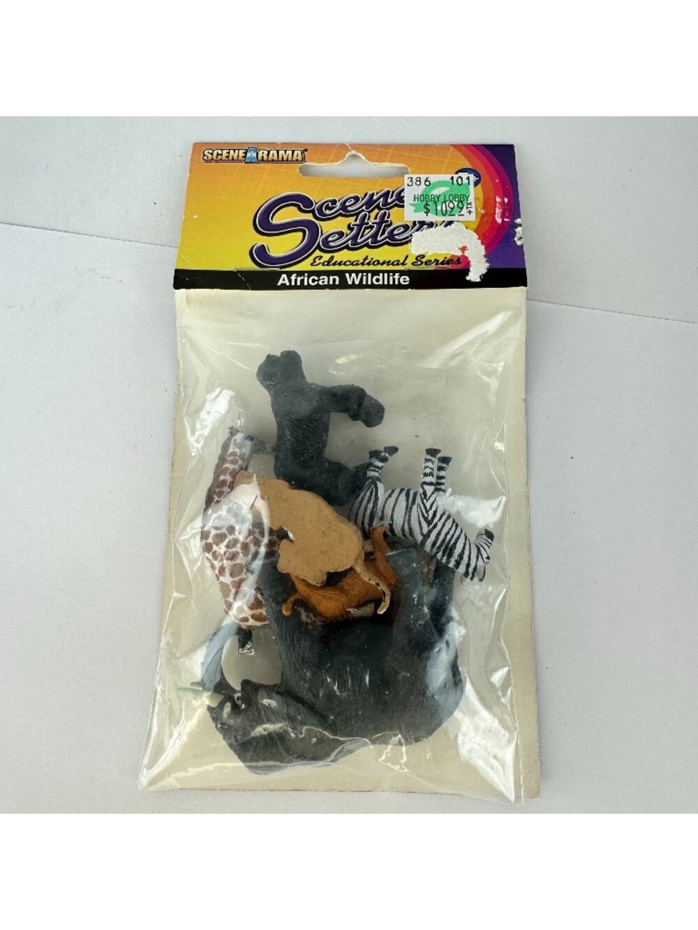 Scene-A-Rama African Wildlife Educational Animal Figurines Set